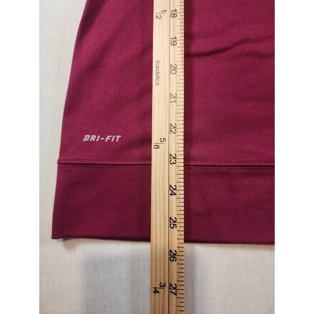 Nike Pro Dri-FIT Womens L Funnel Neck Training‎ Top Berry Pink Long Sleeve Large